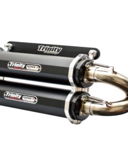 Dual Black Aluminum Full Exhaust