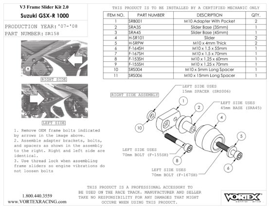 V3 2.0 Frame Slider Kit - Image 2