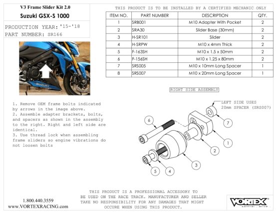 V3 2.0 Frame Slider Kit - Image 2