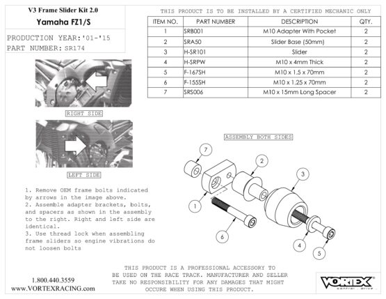 V3 2.0 Frame Slider Kit - Image 2