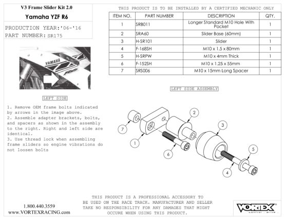 V3 2.0 Frame Slider Kit - Image 2