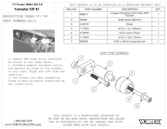 V3 2.0 Frame Slider Kit - Image 2