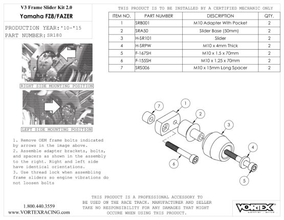 V3 2.0 Frame Slider Kit - Image 2