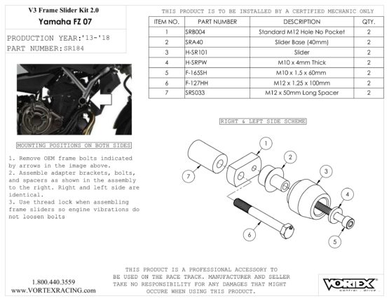 V3 2.0 Frame Slider Kit - Image 2