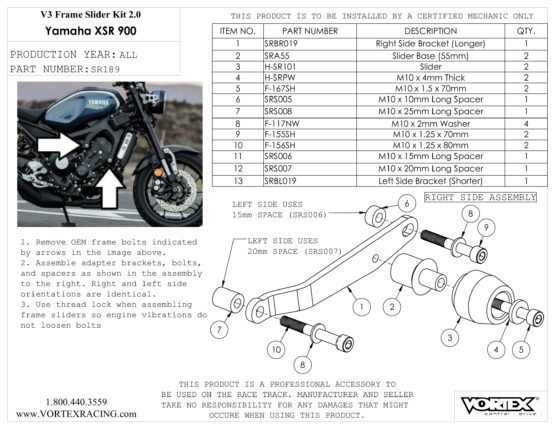 V3 2.0 Frame Slider Kit - Image 2