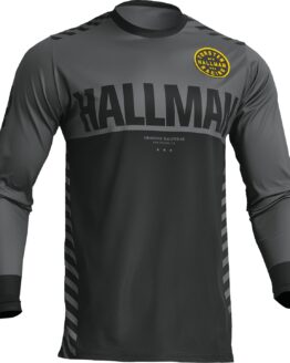 Thor Differ Slice Jersey Black Charcoal Men's Size S