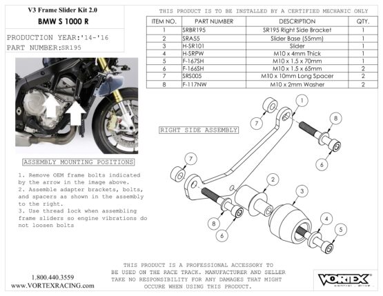 V3 2.0 Frame Slider Kit - Image 3