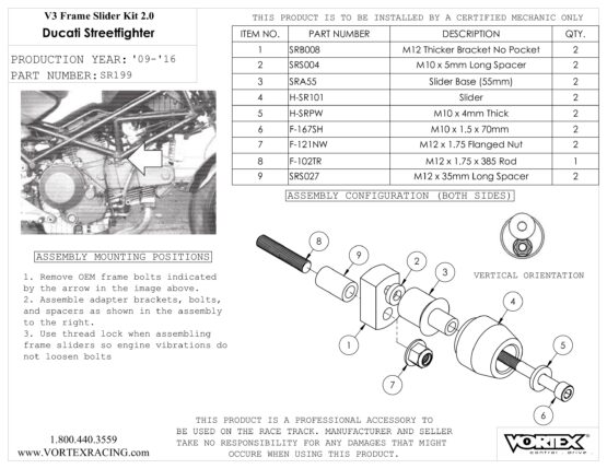 V3 2.0 Frame Slider Kit - Image 2