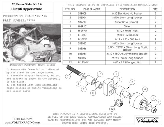 V3 2.0 Frame Slider Kit - Image 2