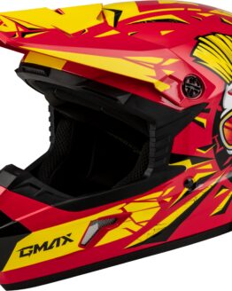 GMAX MX-46Y Unstable Youth Helmet Red/Yellow Medium