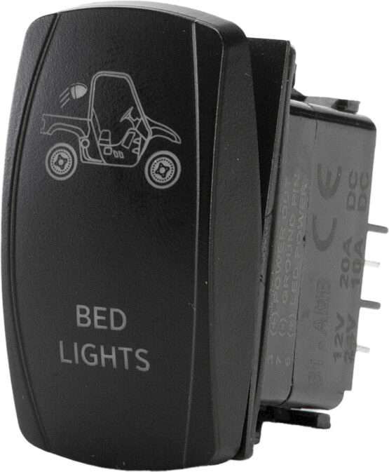 "Bed Lights" Illuminated Rocker Switch