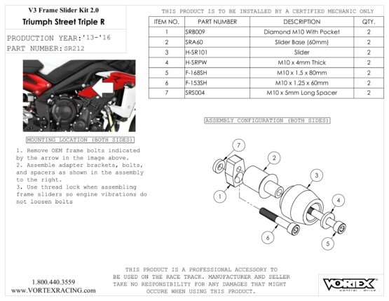 V3 2.0 Frame Slider Kit - Image 2