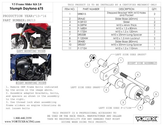 V3 2.0 Frame Slider Kit - Image 2