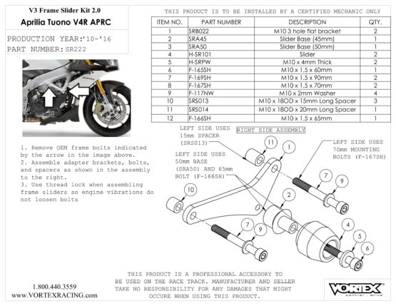 V3 2.0 Frame Slider Kit - Image 2