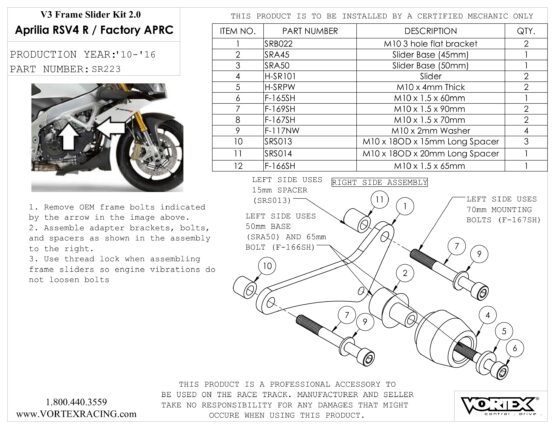 V3 2.0 Frame Slider Kit - Image 2