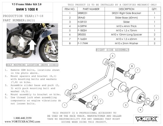 V3 2.0 Frame Slider Kit - Image 3