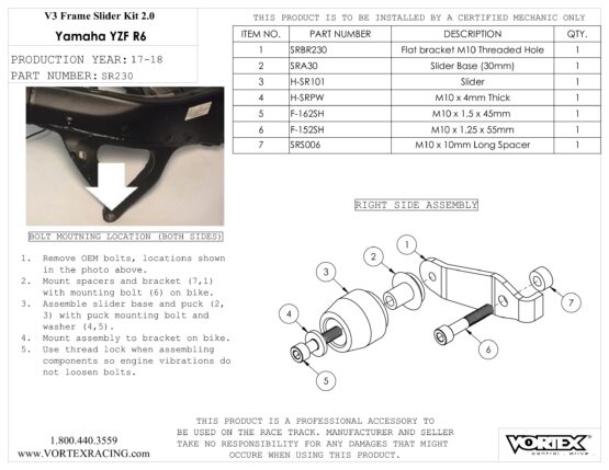 V3 2.0 Frame Slider Kit - Image 3