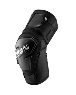 100% Fortis Knee Guards Gray/Black Small/Medium Unisex Adults
