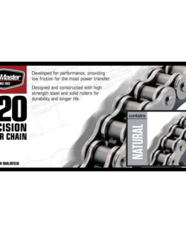 BikeMaster 420x72 Precision Roller Chain with Clip Master Link