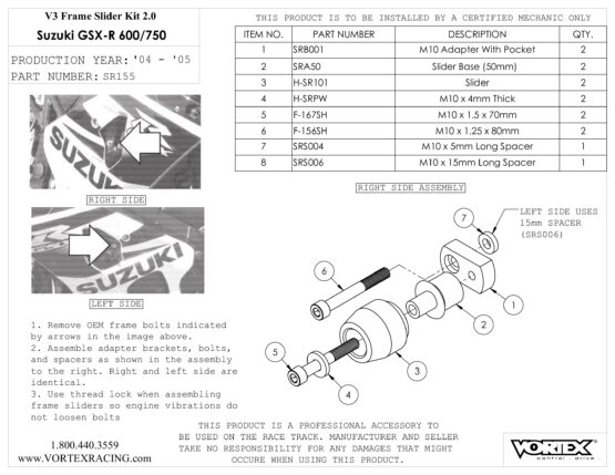 V3 2.0 Frame Slider Kit - Image 2