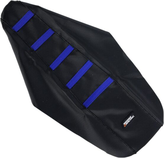 Black/Blue Ribbed Seat Cover