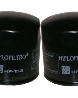 HF153 Oil Filter - Black - 2 Pack