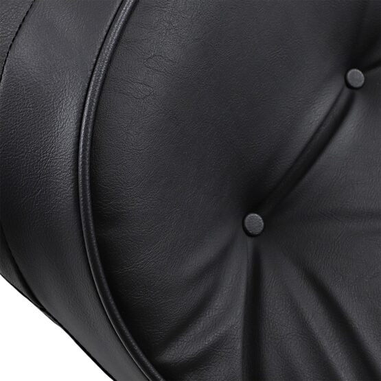 Touring Pillow Leather 2-Up Seat Black Low 1" - Image 2