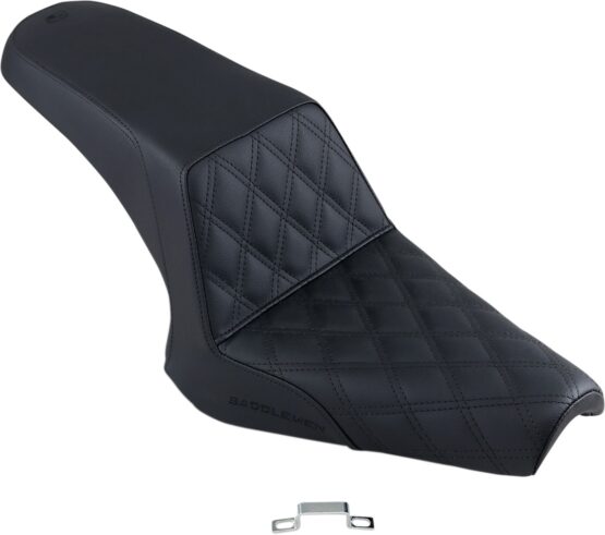 Step-Up Front Lattice Stitch 2-Up Seat - Black - Image 2