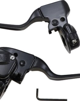 Drag Specialties Brake/Clutch Lever Assembly Black For Harley-Davidson