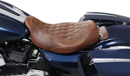 Tripper Diamond Synthetic Leather Brown Solo Seat - Image 2