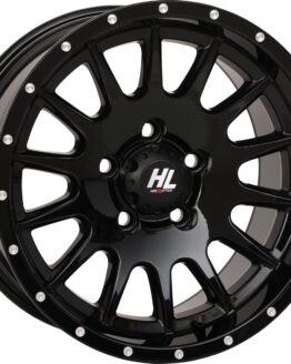 High Lifter HL25 15x7 Black Aluminum Wheel 4/156 4+3 Front/Rear