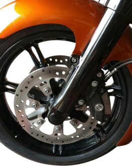 Klock Werks Flush Mount Front Axle Kit Black with Black End Caps