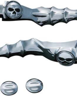 Kuryakyn Zombie Chrome Hydraulic Brake/Clutch Lever Set Fits 14-16 FLH FLT