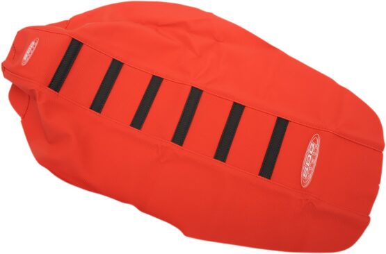 6-Rib Water Resistant Seat Cover Red/Black