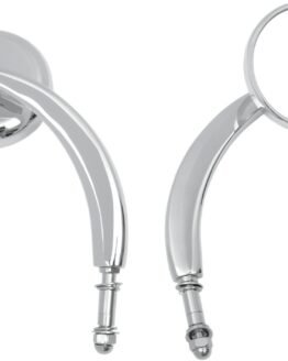 Drag Specialties Teardrop Mirror Chrome Universal Fit