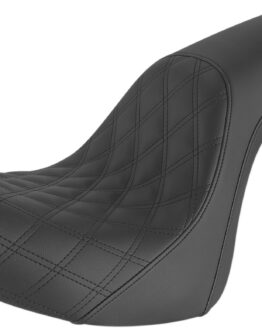 Profiler Lattice Stitched 2-Up Seat - Black
