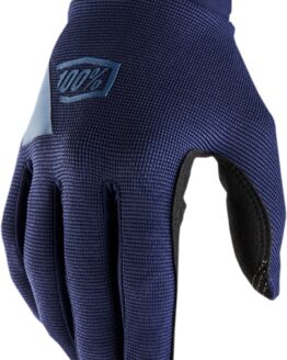 100% Women's Ridecamp Gloves - Navy/Slate, Size M