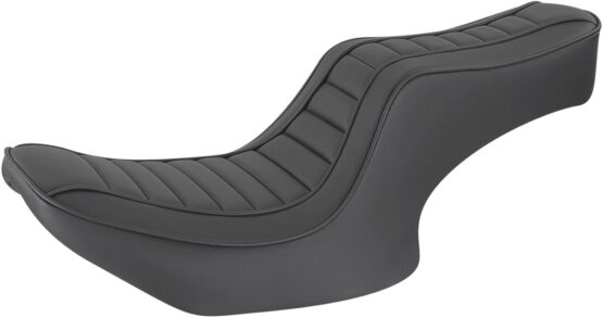 Hog Killers Pleated 2-Up Seat Black Gel