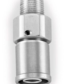 HD Str 1/8NPT Fitting - Reusable Straight 1/8 Npt- Chrome Gdr