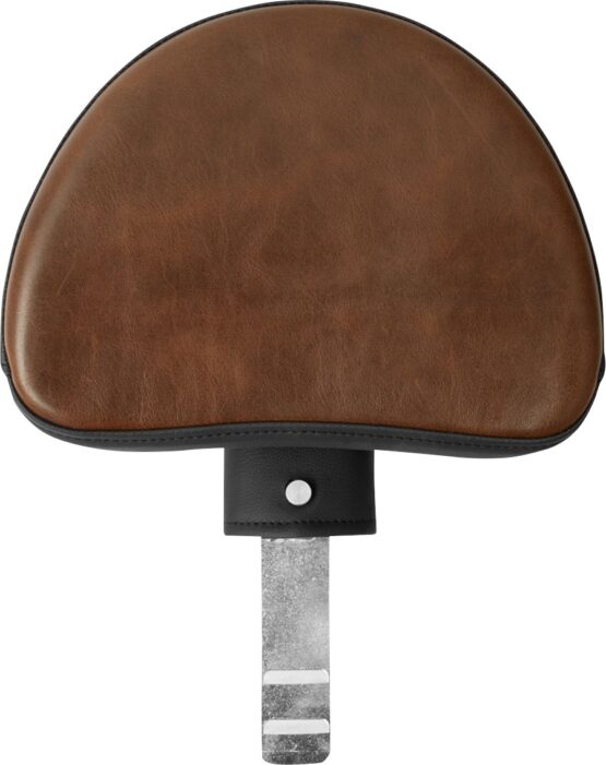 Brown & Black Renegade Lariat Plain Leather Solo Low Gel Seat W/ Backrest - Image 2