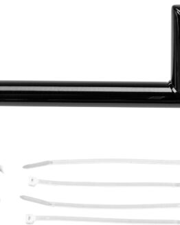 Traditional Z Handlebars Dimple 1" Gloss Black 4" Rise