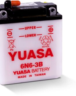 Yuasa 6N6-3B Conventional 6 Volt Battery