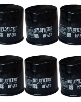 HiFloFiltro HF682 Oil Filter - Black - 6 Pack