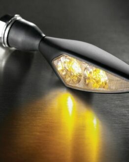 Rhombus Amber Front Left/ Right Rear Satin Black