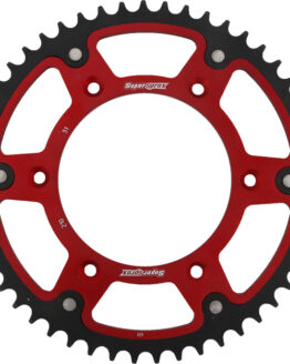 Supersprox Stealth Rear Sprocket 51T Red 520 Chain Fits Honda CRF XR
