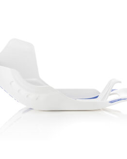 Acerbis Skid Plate White/Blue Fits 19-23 KTM EX450F/MC450F/SX-F450/XC-F450