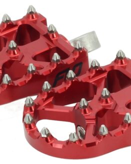BMX Style Footpegs - Red
