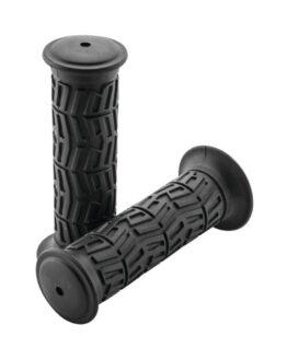 BikeMaster Tread Grips Black Fits 7/8 in Bars