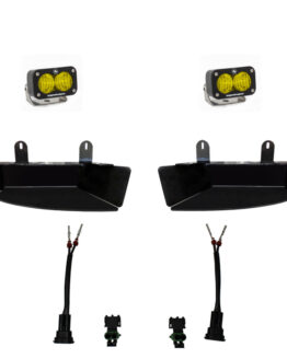 Baja Designs S2 Wide Cornering Fog Kit Amber Fits 2019+ Ram 2500/3500