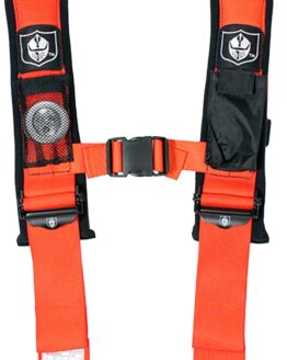 Pro Armor 5 Point Harness 3 Inch Pads Orange